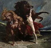 Henri Regnault Automedon with the Horses of Achilles painting
